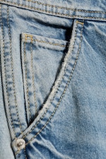 Faded Blue - Bleu moyen - JEAN WAVE TAILLE BASSE COUPE LOOSE - 6