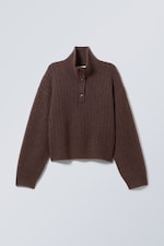 Dark Brown - Heidi Sweater - 0