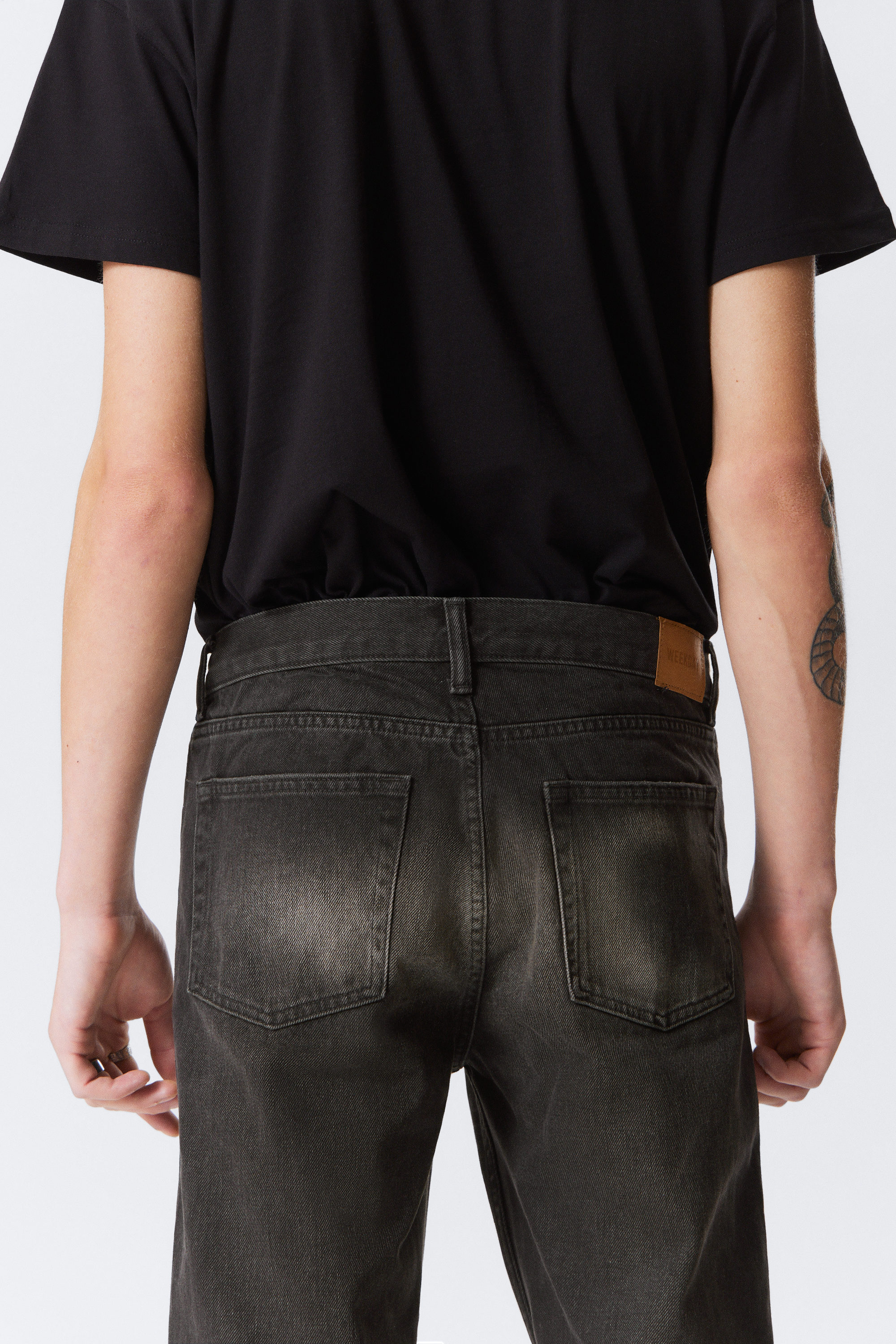 Deep Night - Black - Klean Regular Straight Leg Jeans - 4