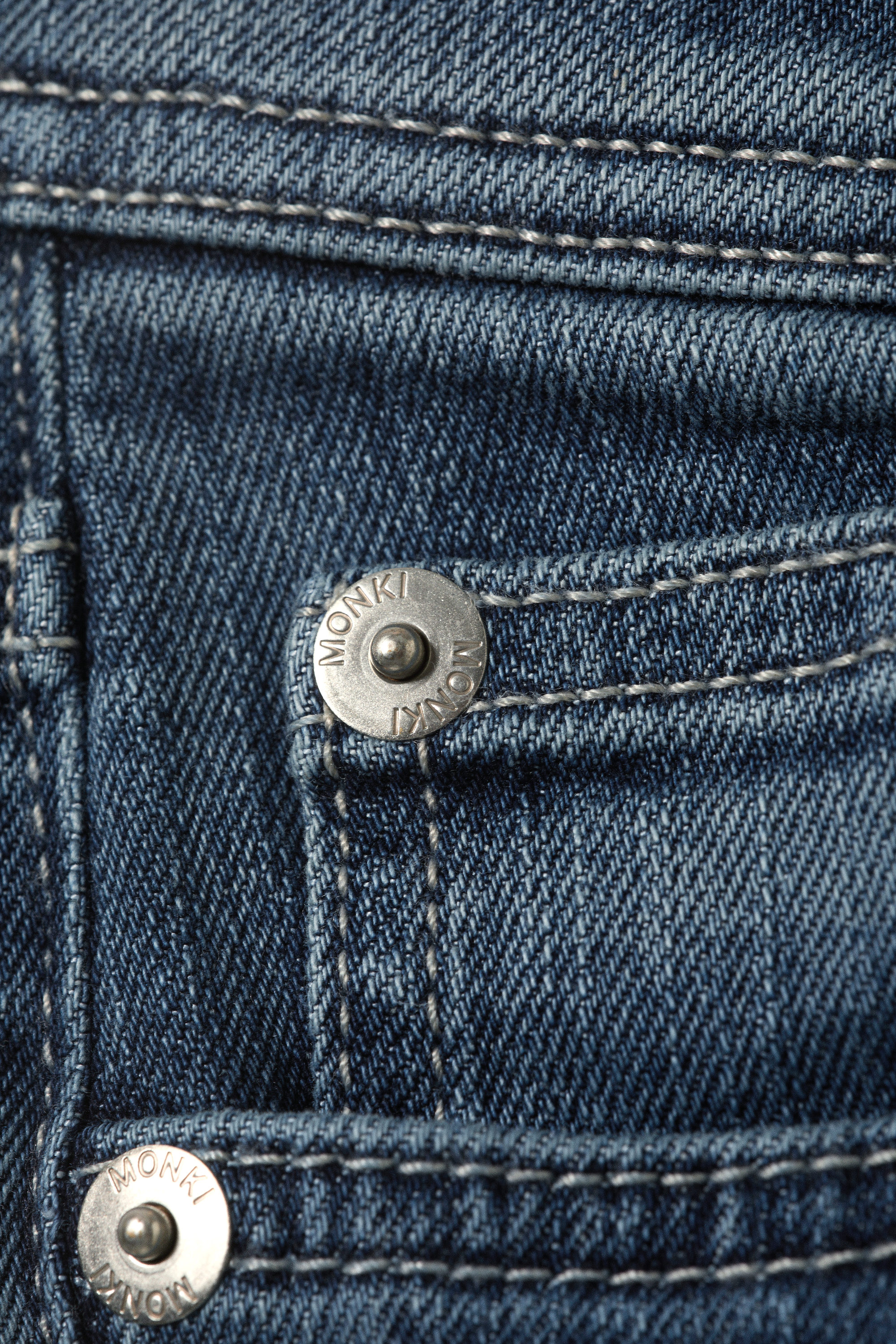 Bleu Méduse - Bleu foncé - Jean bootcut à taille basse et coupe standard - 5