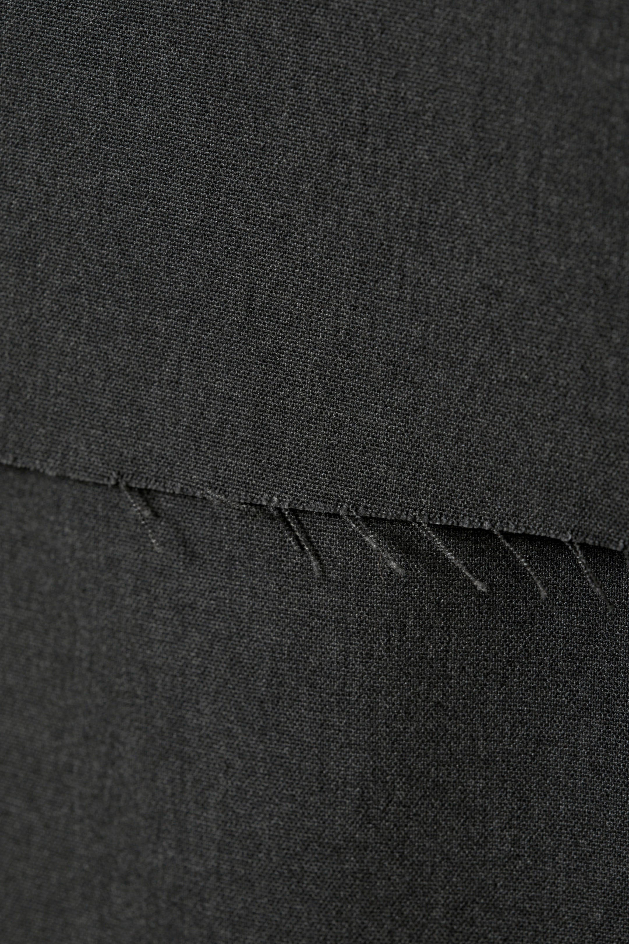 Dunkelgrau meliert - Rockhose aus Anzugstoff - 2