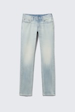 Broken Blue - Light Blue - Neptune Low Rise Slim Straight Leg Jeans - 0