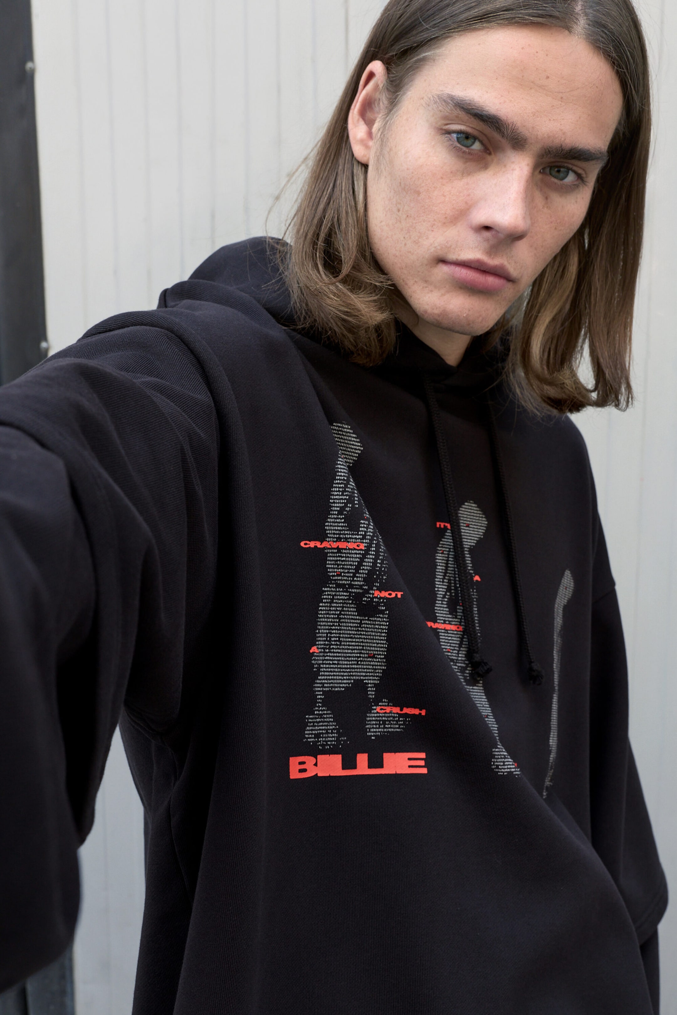 Schwarz - BILLIE MEGA OVERSIZED HOODIE - 2