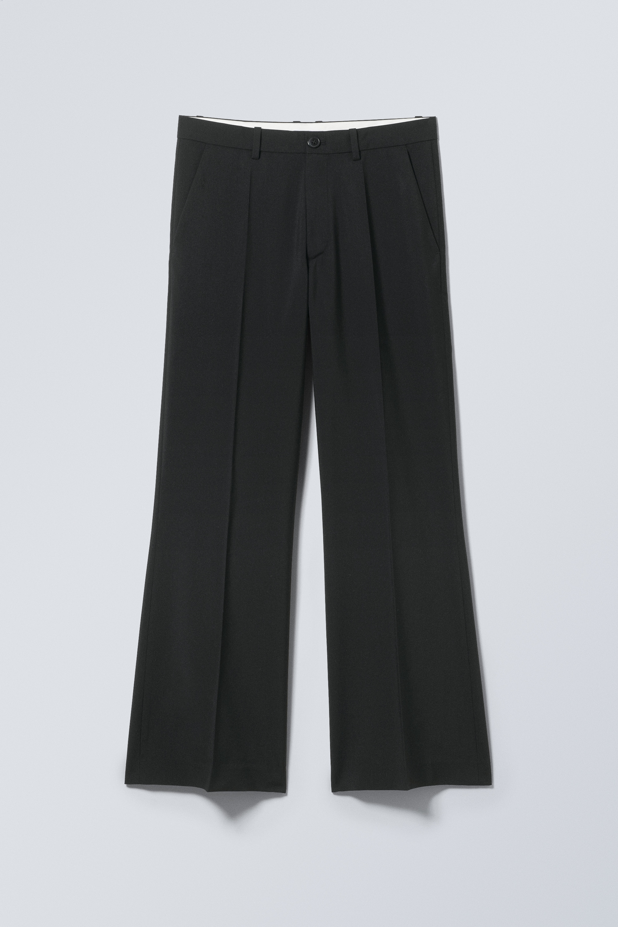 Ingrandisci l'immagine: Flared Suit Trousers - Black - UOMO | H&M CH 1