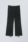flared suit trousers - Black | Weekday WW