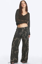 Camo - Baggy-Ripstophose mit niedriger Taille - 2