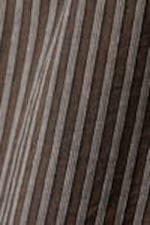 Striped Brown - Low Loose Cotton Trousers - 5