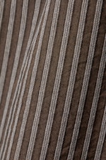 Striped Brown - Low Loose Cotton Trousers - 1