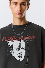 Black - Thunder Tour - Relaxed Graphic Printed T-shirt - 2