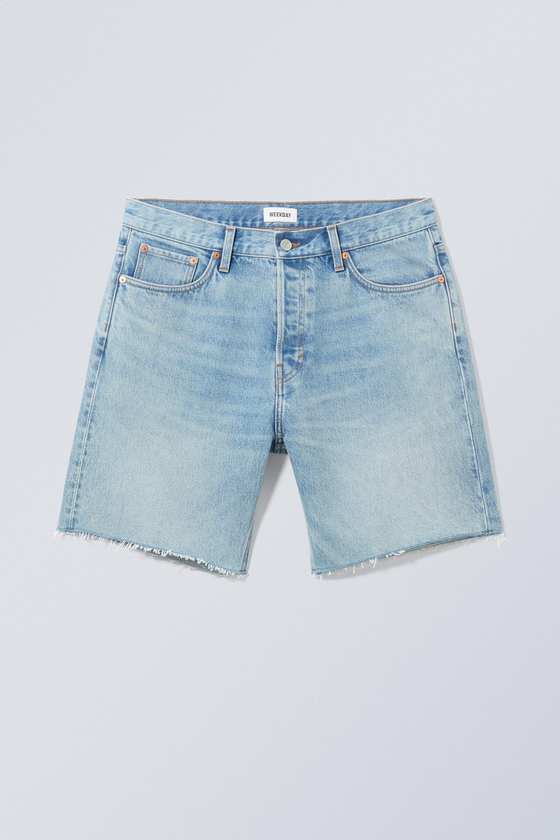 Blue Delight - Space Relaxed Denim Shorts - 0