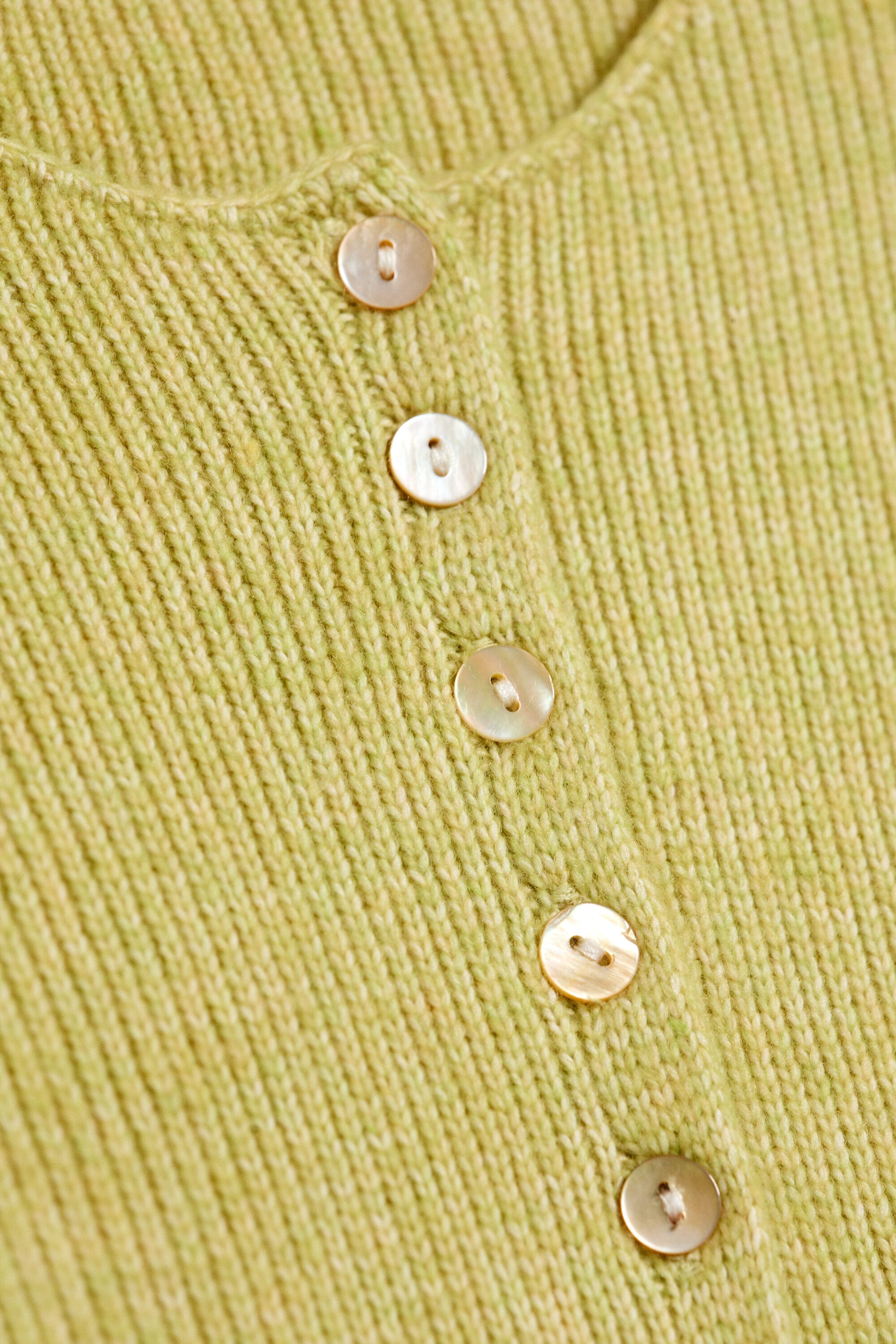 Lime - Knitted Cardigan - 4