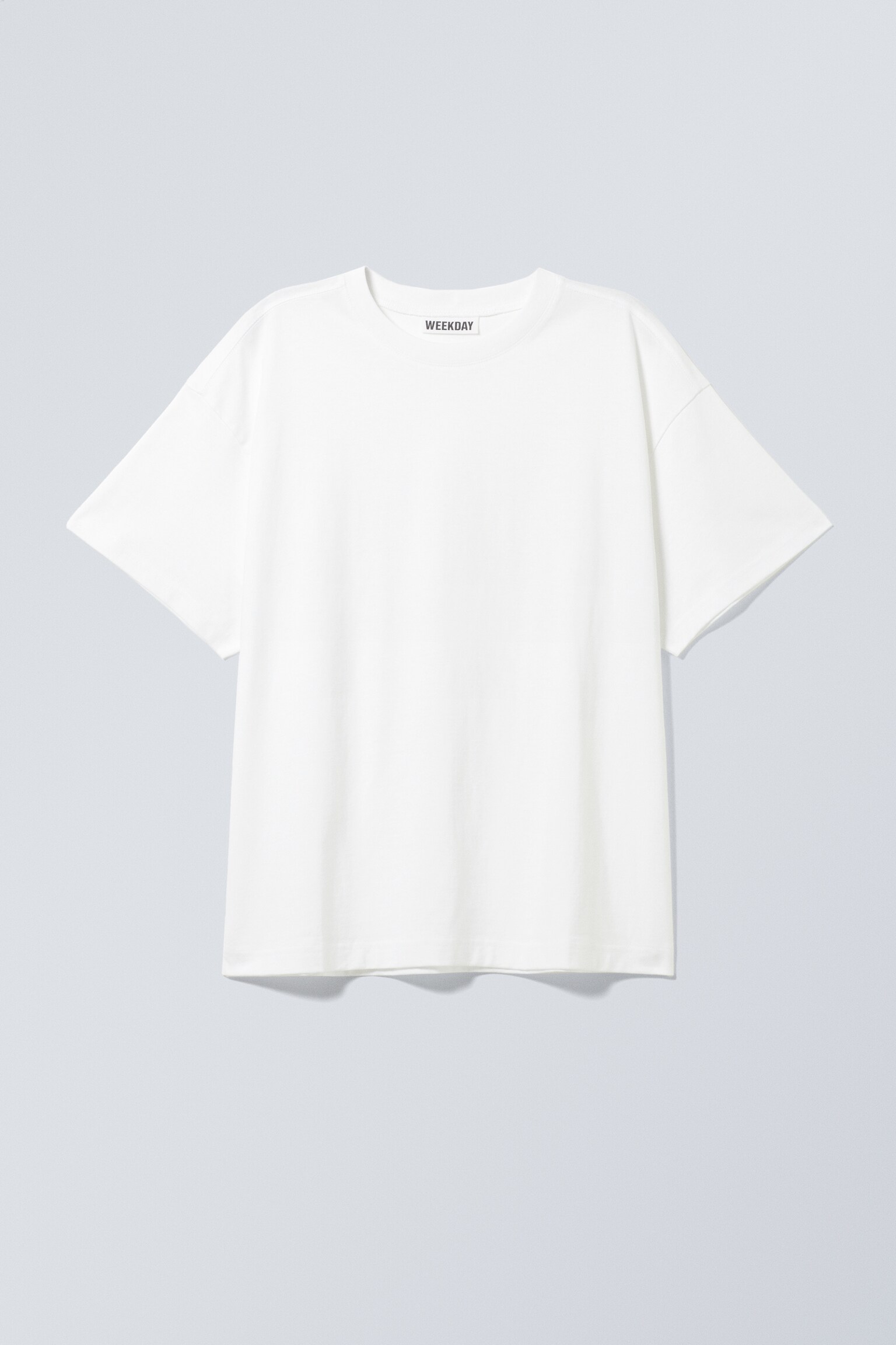 Relaxed Boxy Cotton T-shirt - White/Dark Grey/Striped White/Striped Grey/Black/Navy Blue - 2