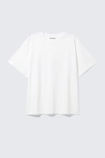 White - Relaxed Boxy Cotton T-shirt - 3