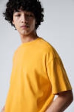 Yellow - Great Boxy Heavyweight T-Shirt - 1