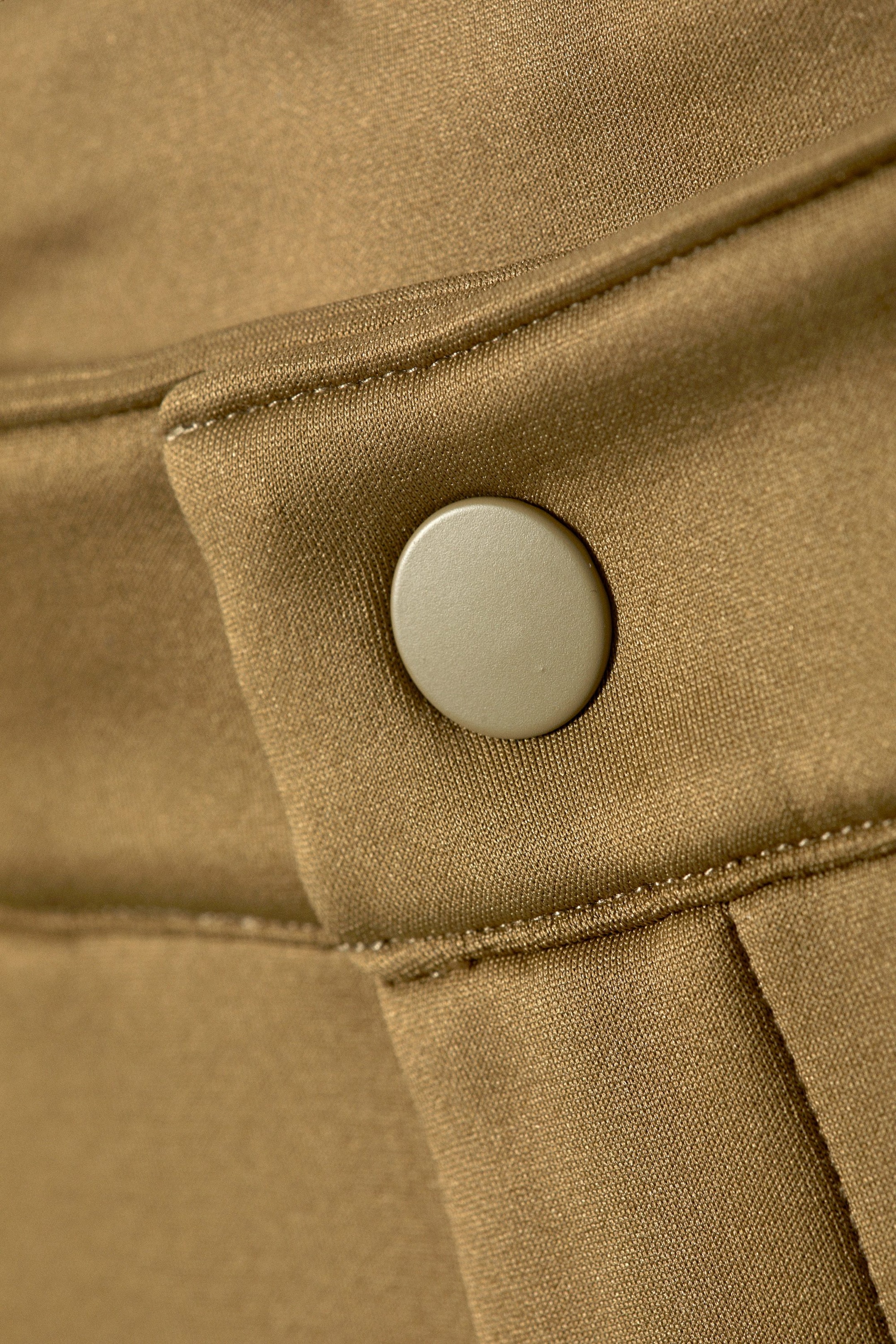 Khaki - Farid Jersey Trousers - 1