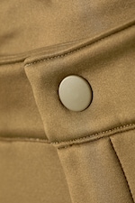 Khaki - Farid Jersey Trousers - 1