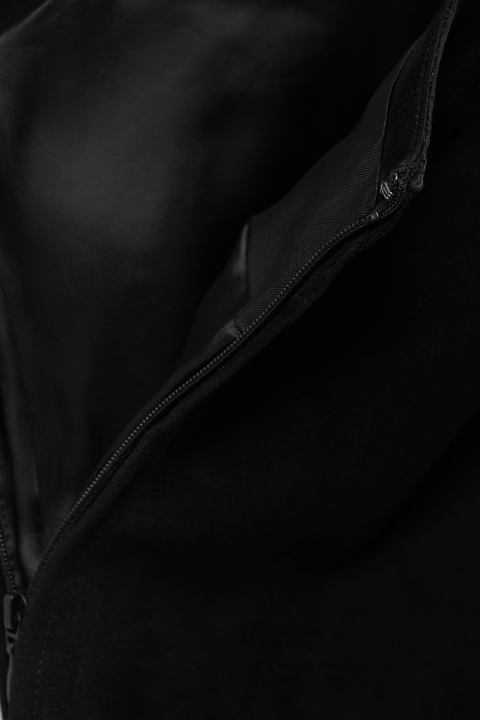 Black - Scooped Leather Tank Top - 5