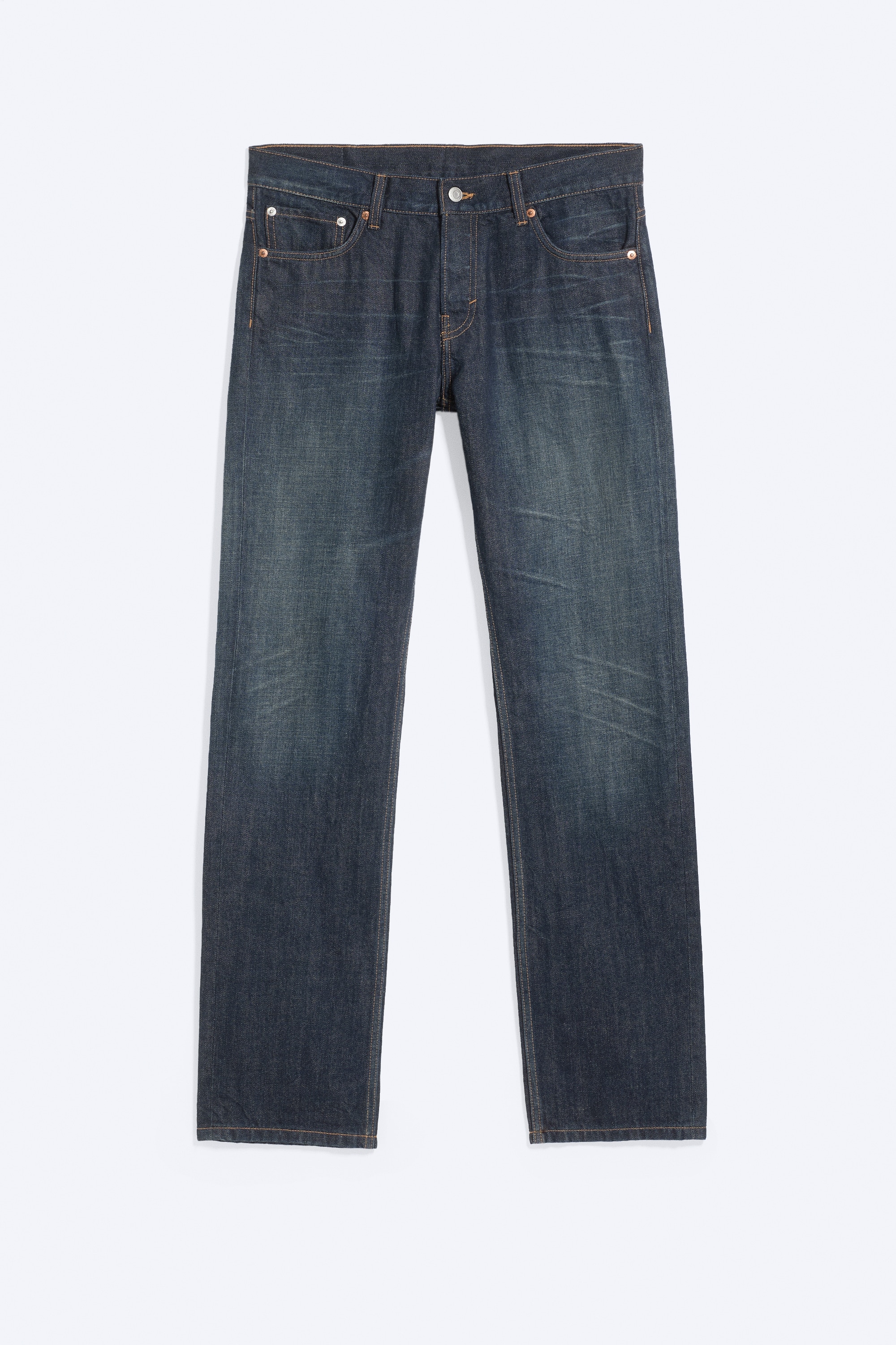 Comet Low Waist Slim Fit Straight Jeans - Bounty Blue - Dunkelblau/Stirrup Blue - Mittelblau