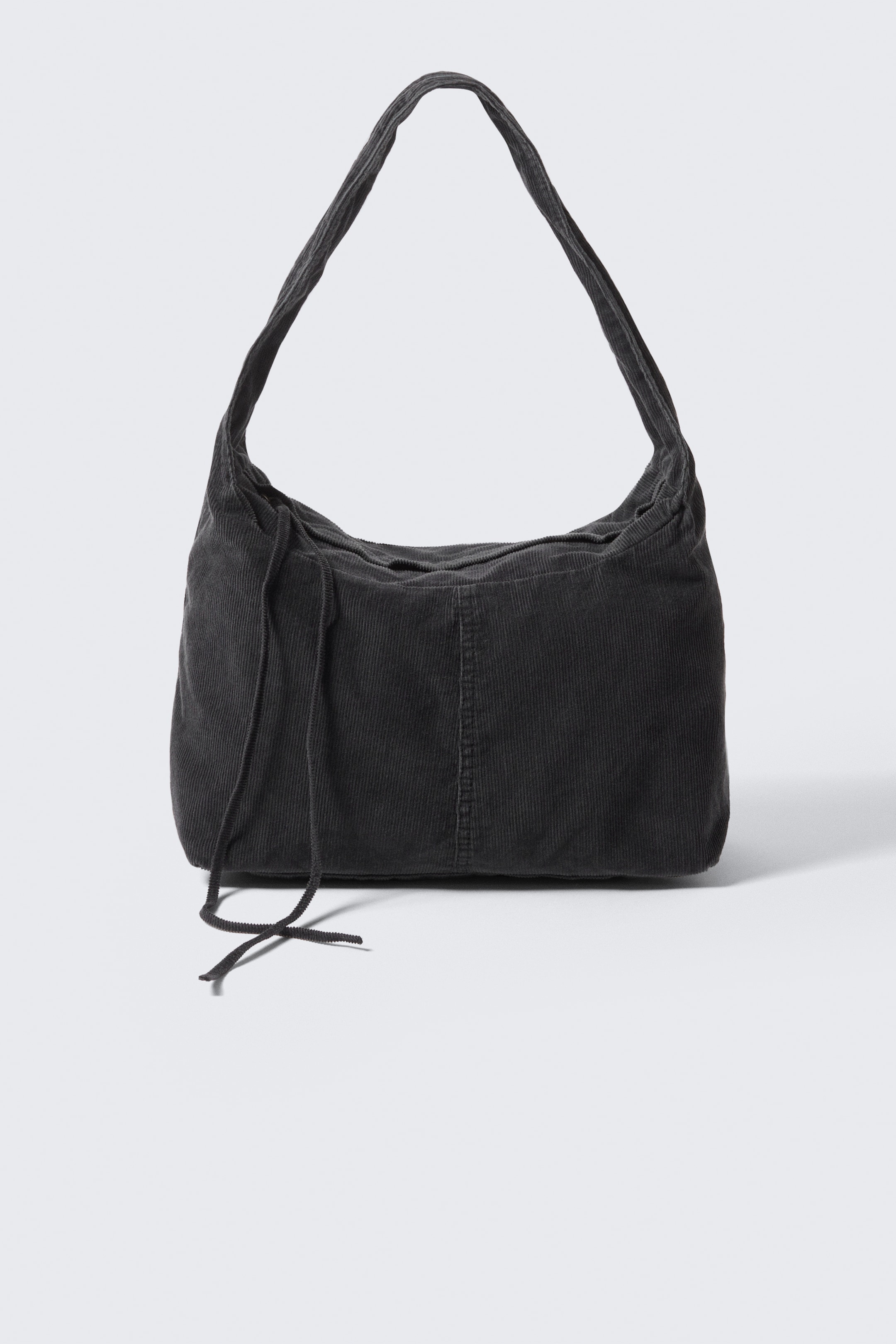 View larger image: Rectangular Corduroy Shoulder Bag - Black - Ladies | H&M GB 1