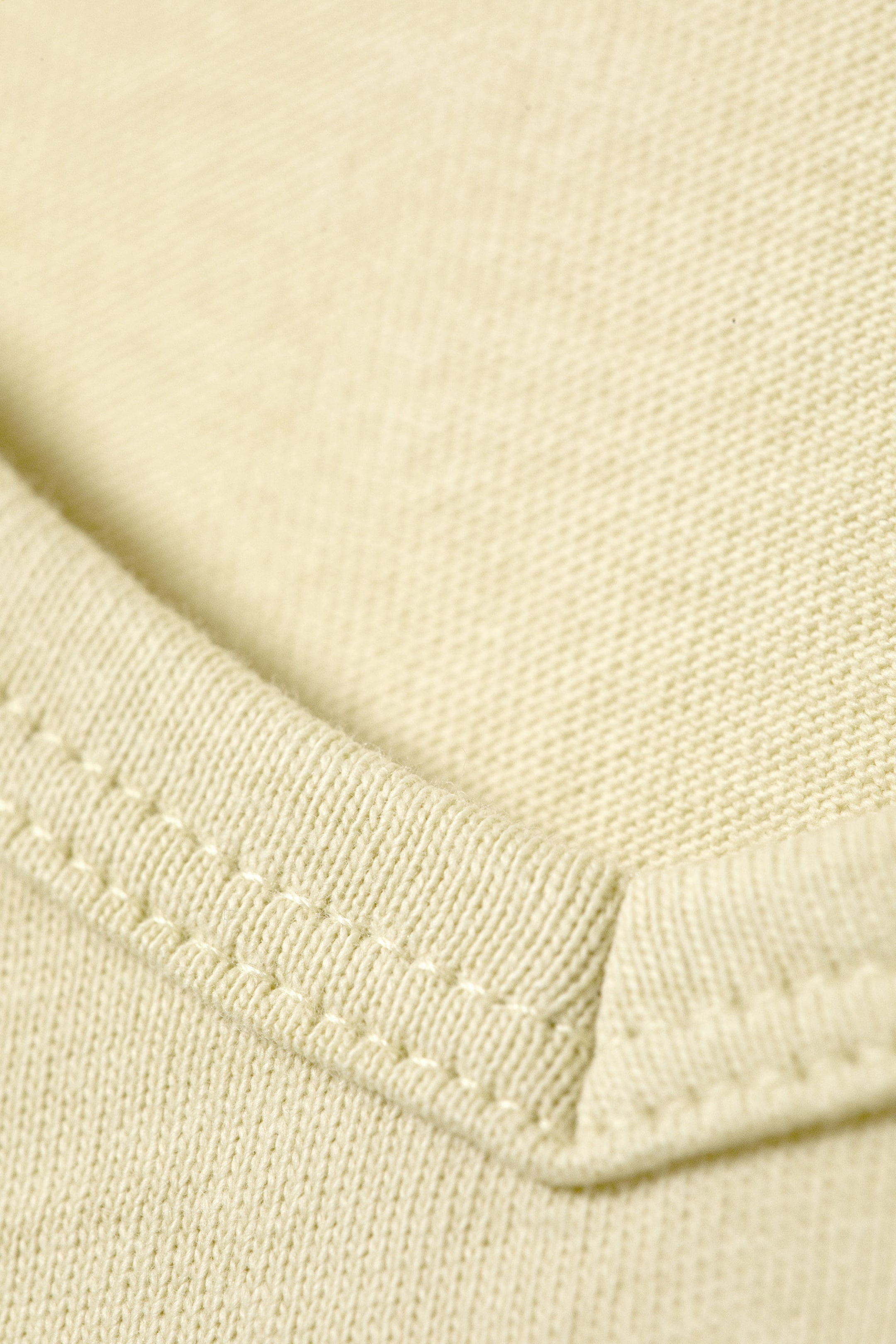 Ljusbeige - Tight kortärmad V-ringad T-shirt - 4