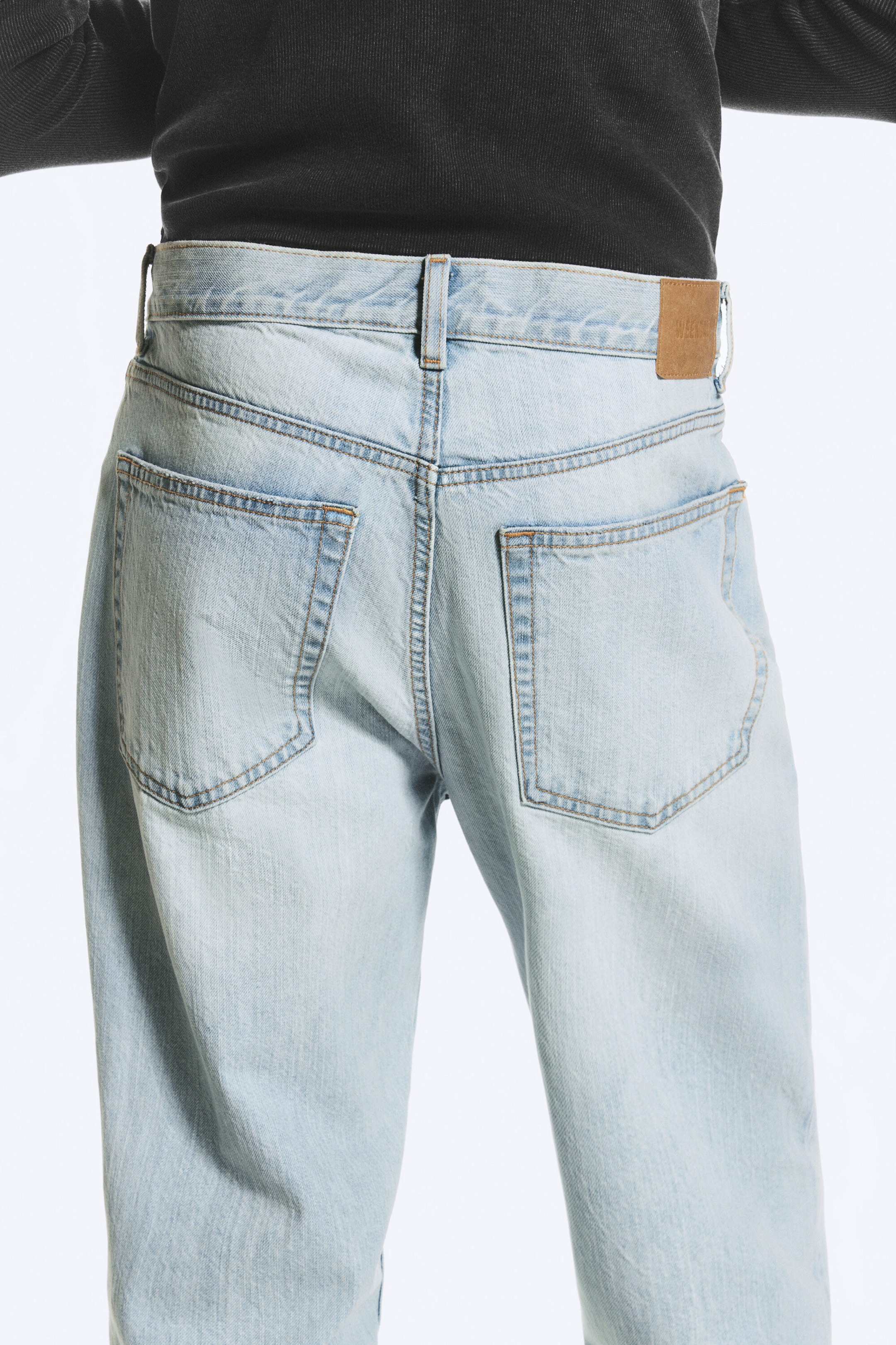 Ghost Blue - Light Blue - Mercury Mid Rise Relaxed Bootcut Jeans - 2