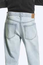 Ghost Blue - Light Blue - Mercury Mid Rise Relaxed Bootcut Jeans - 2