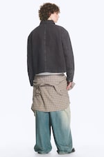 Noir délavé - Relaxed Washed Utility Jacket - 4