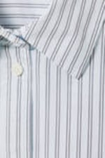Lichtblauwe streep - Regular fit blouse van poplin - 1