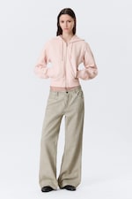 Light Mole - Low Rise Loose Bootcut Trousers - 0