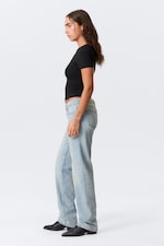 Aeon Blue - Light Blue - Arrow Low Rise Regular Straight Leg Jeans - 2