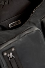 Washed Black - Multi-pocket Shoulder Bag - 5