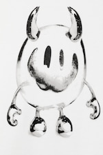 Weiß - Smilish - Bedrucktes kastiges T-Shirt - 1