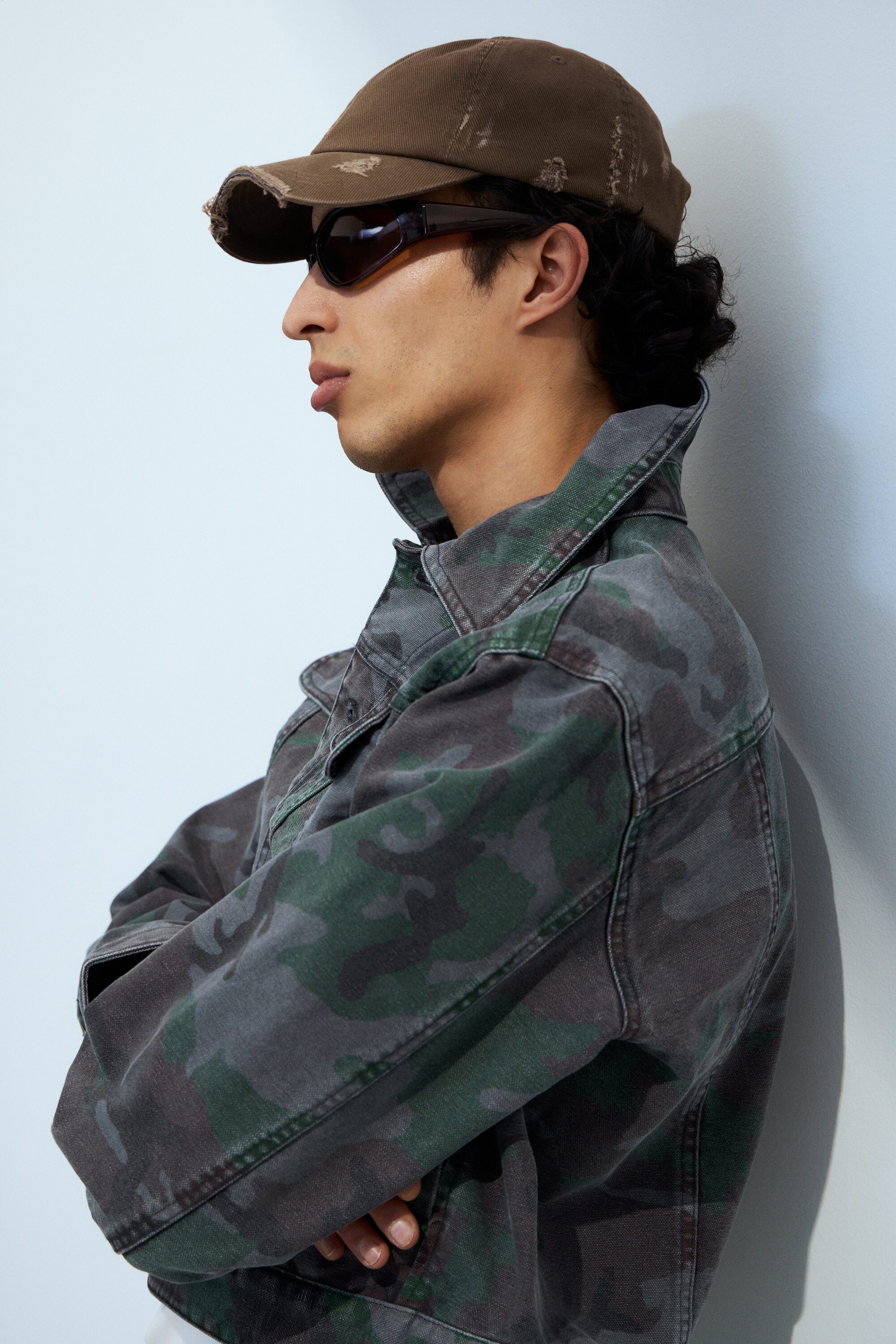 Gewaschenes Hellbraun - Basecap aus Baumwoll-Canvas im Used-Look - 0