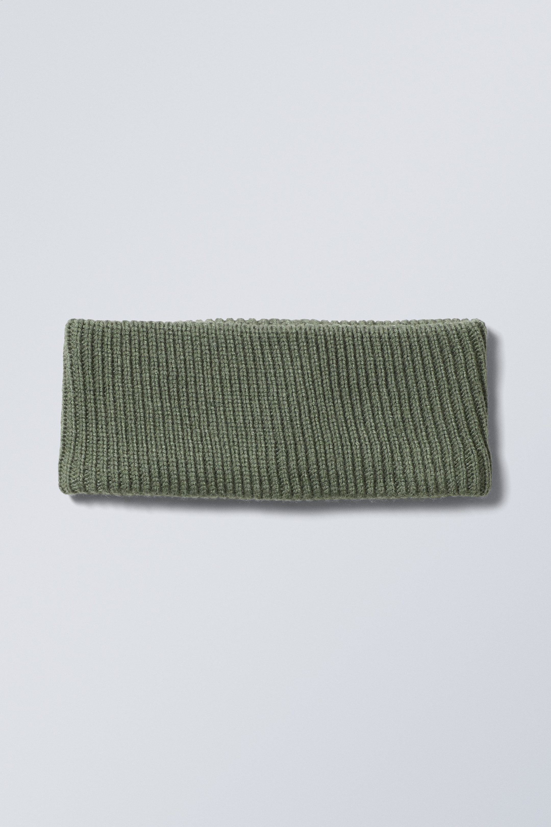 Grün - Stirnband Elsa aus Rippstrick - 0