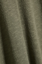 Dusty Khaki Green - Sheer Cotton Knit Maxi Skirt - 3