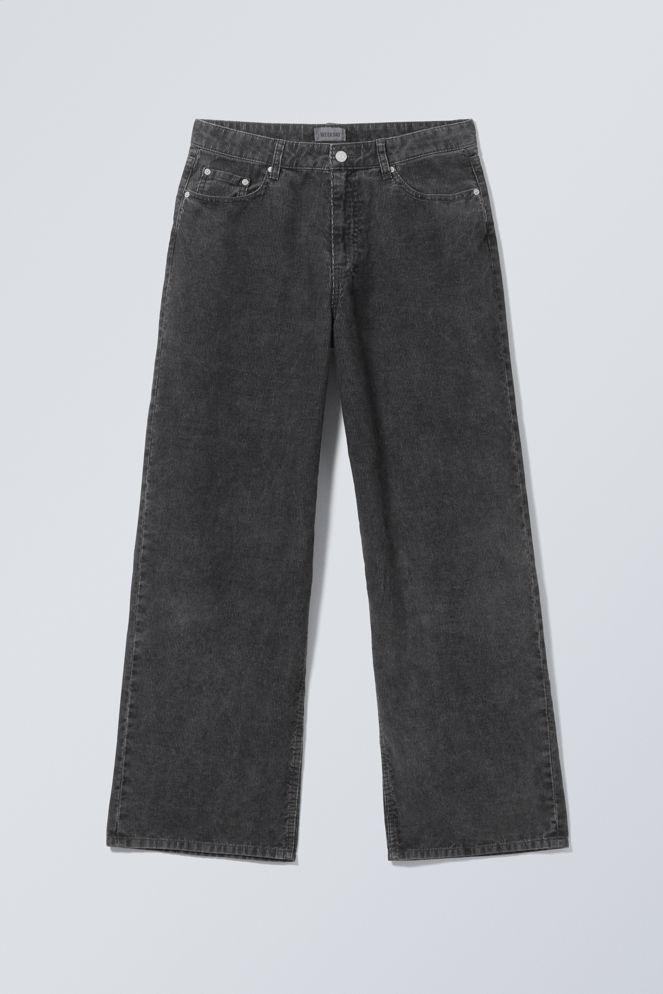 Größeres Bild ansehen: Astro – Baggy-Cordhose - Verwaschenes Schwarz - Men | H&M DE 1