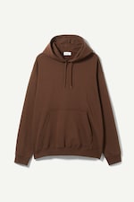 Brown - Oversized Midweight Hoodie - 0