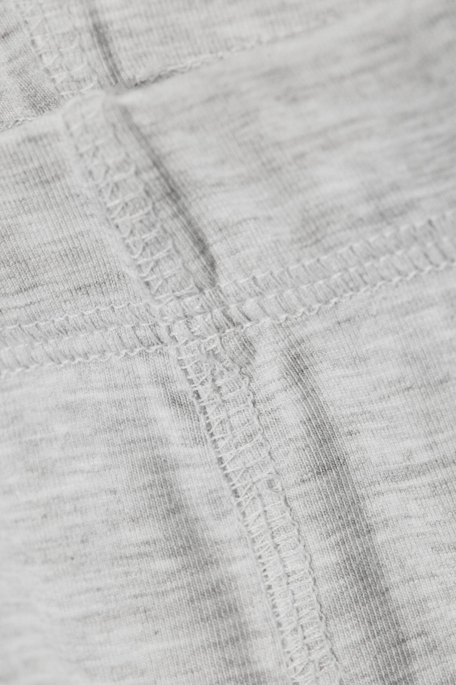 Leggings capri a vita media - Grigio mélange/Rosa chiaro - Floreale/Nero - 5