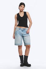 Black - 2-pack Ribbed V-neck Tank Top - 2