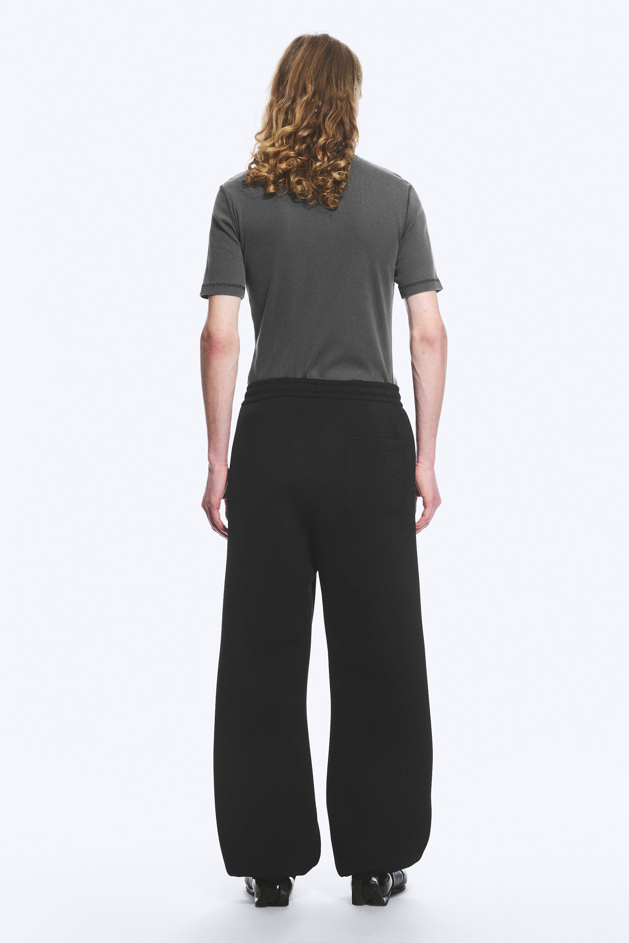 Mサイズ  グレンマーティンス Slouchy Sweatpants simon scuba sweatpants - Black | Weekday EU
