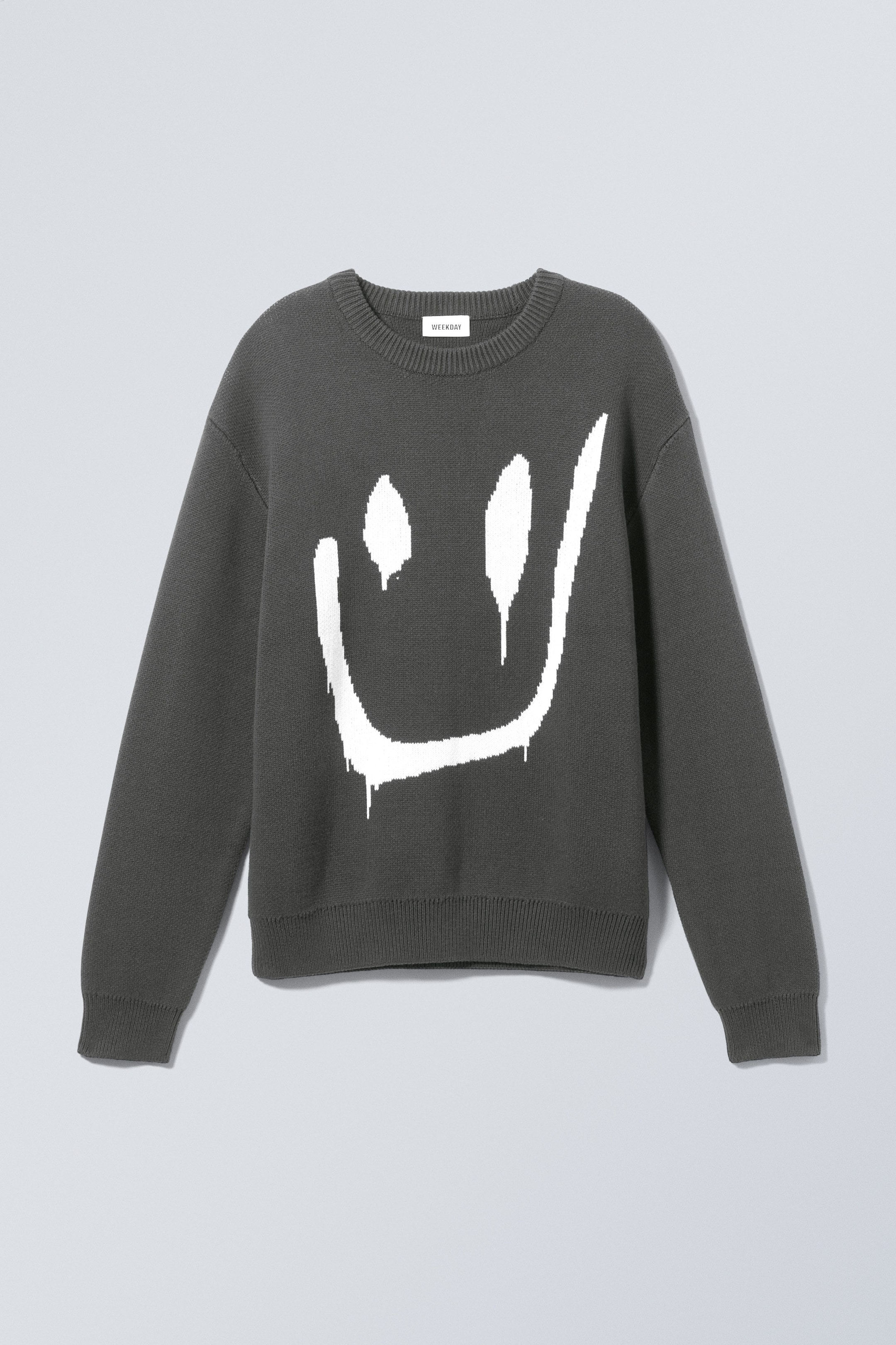 Drippy Smiling Face - Fabian Graphic Sweater - 0