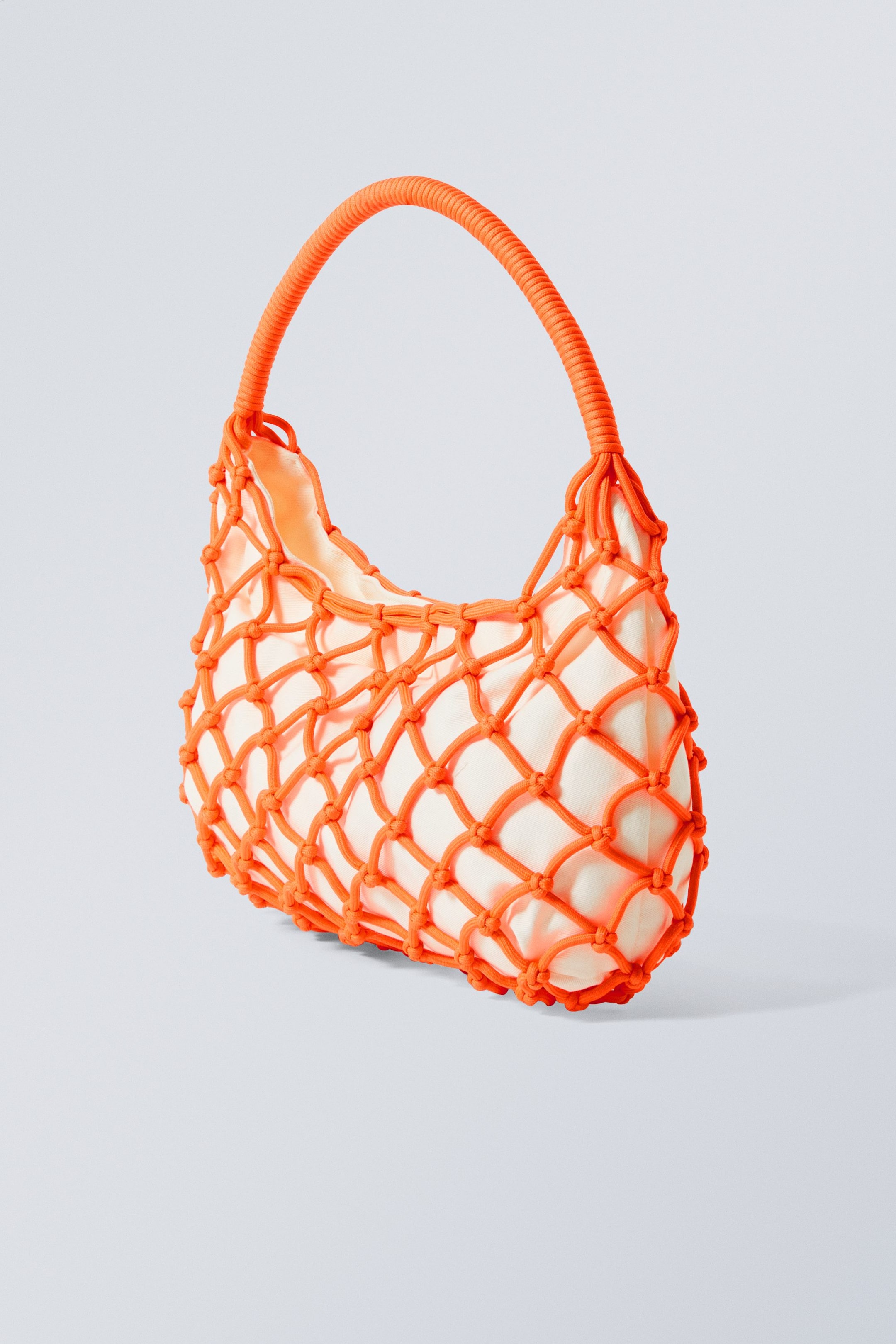 Orange & white - NomiNetHandbag - 1