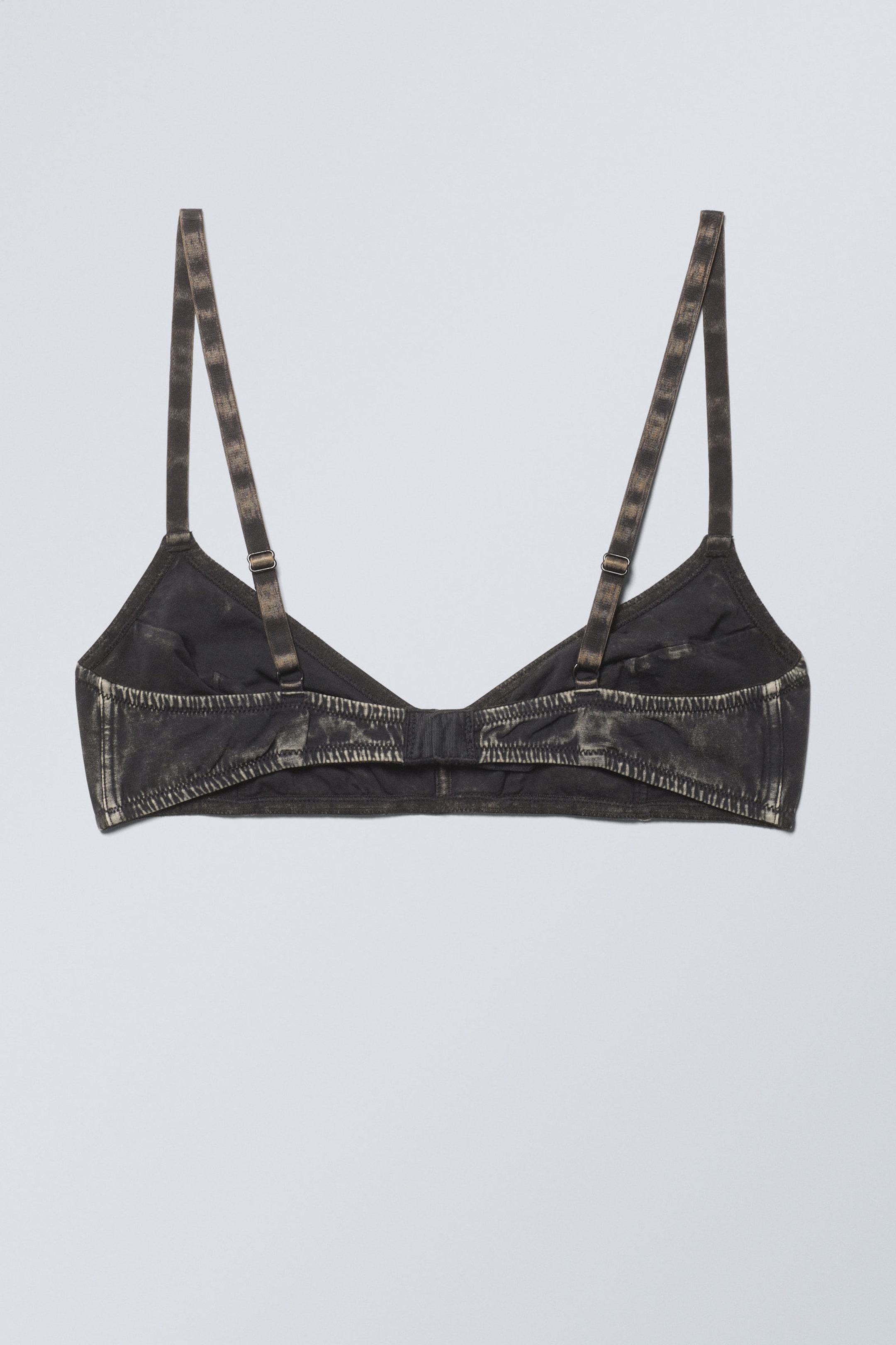Bleach Washed Black - Miley Washed Cotton Bra - 2
