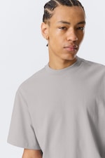 Gris poudré clair - T-shirt épais Great - 1