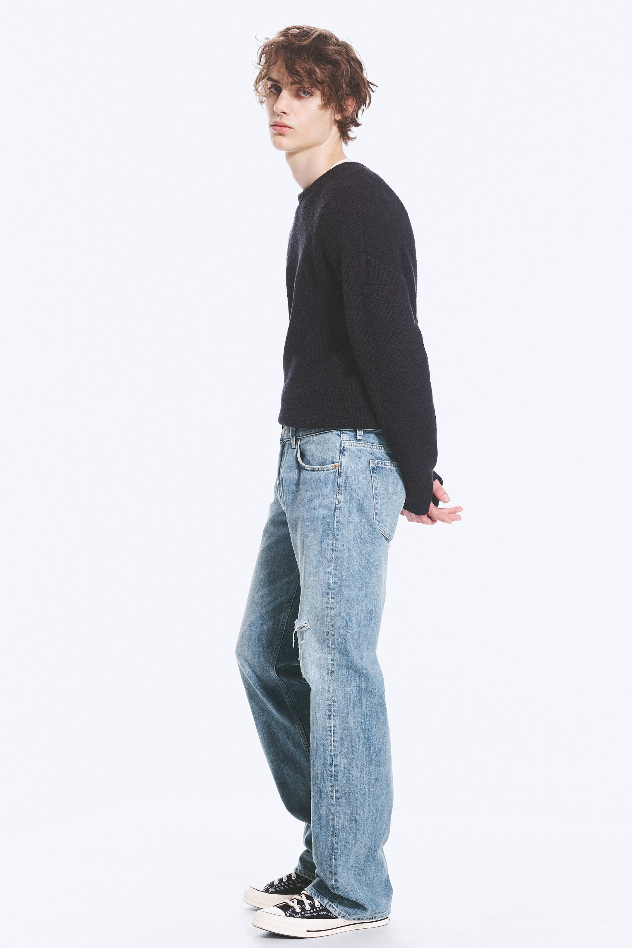 Captain Blue - Ljusblå - Sky low waist regular bootcut jeans - 3