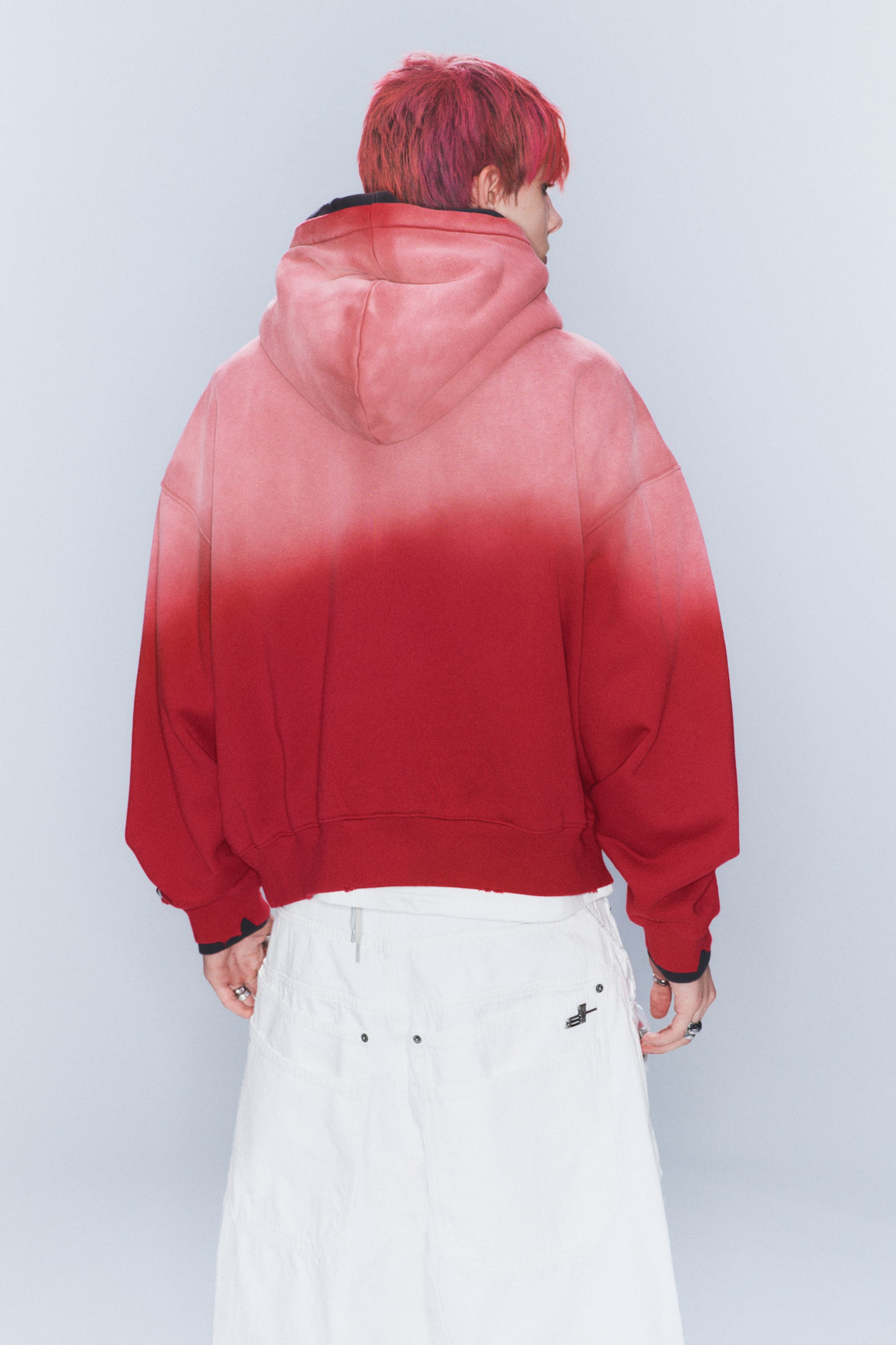#811835 - CM x LB Double-Layered Sun-Faded Unisex Hoodie - 2