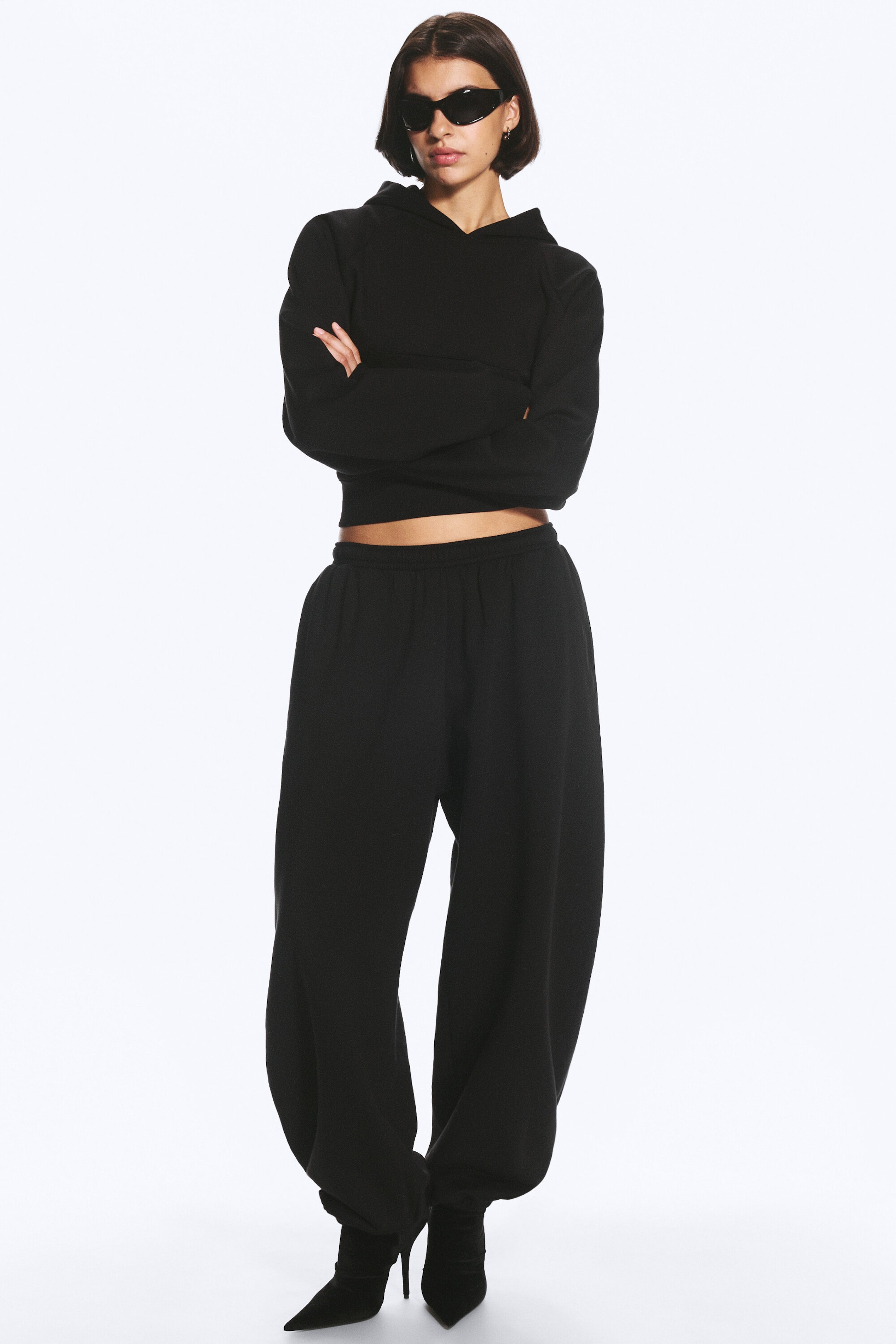 Svart - Standard sweatpants - 0