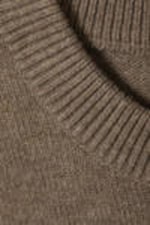 Dark Mole Melange - Knitted Vest - 1