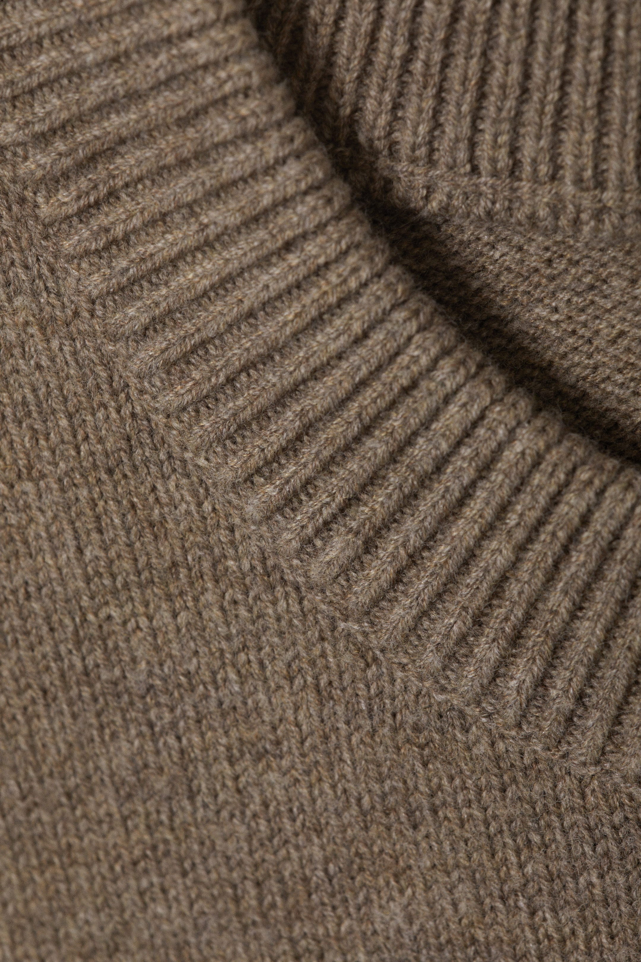 Dark Mole Melange - Strikkevest - 2