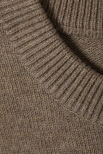 Dark Mole Melange - Strikkevest - 1